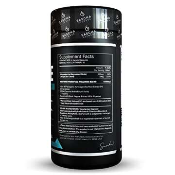 SASCHA FITNESS Cortisol Night Support Pills For Metabolism, Hormonal Support, Inmune System, Restor,...