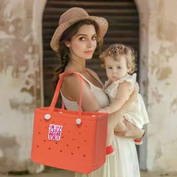 Rimvoe In My Girl Mom Era Bogg Bag Charm for Moms