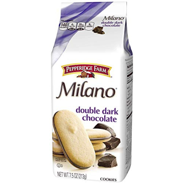Pepperidge Farm Milano Cookies Double Dark Chocolate 3 Bags