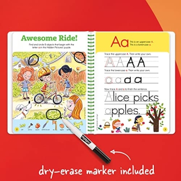 Highlights™ Write-On Wipe-Off Let's Write Letters Activity Book