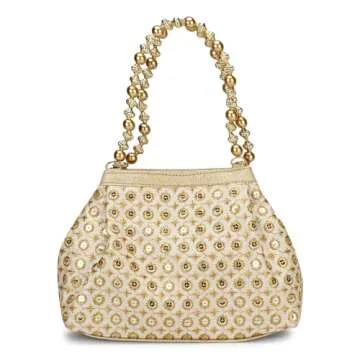 Elegant Potli Bags for Women with Gold Accent Design