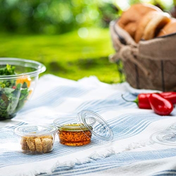 Zeml Portion Cups with Lids - Perfect for Meal Prep