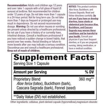 Vegan AloeMaxLax for Natural Constipation Relief - Nature's Way