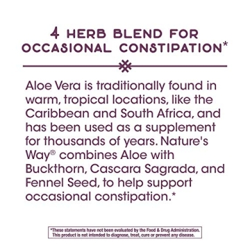 Vegan AloeMaxLax for Natural Constipation Relief - Nature's Way
