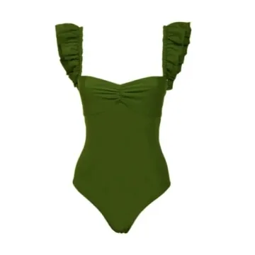 Stylish Women's One Piece Swimsuits with Cover Wrap Skirt