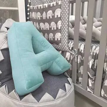 MOMAID Velvet Letter Pillow - Personalized Soft Decor