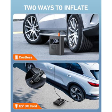 Portable 150PSI Electric Air Compressor for Tires