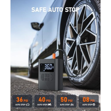 Portable 150PSI Electric Air Compressor for Tires