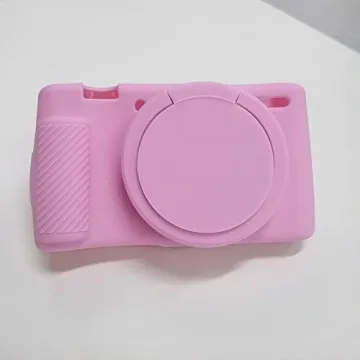 Yisau Sony ZV-1 Camera Case Pink Soft Protector with Accessories