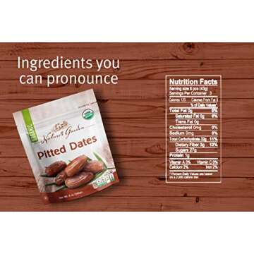 Nature's Garden Organic Pitted Dates - 5 oz