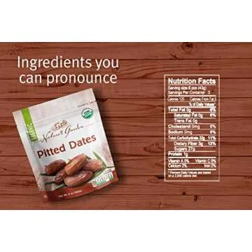 Nature's Garden Organic Pitted Dates - 5 oz
