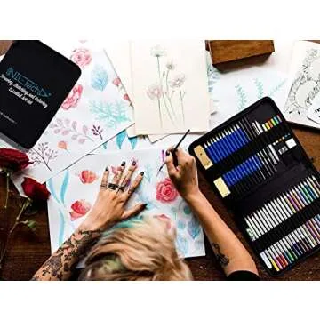 Drawing Pencils Art Supplies – 55pc Colored Pencils For Kids, Teens, And Adults Includes Charcoal Pencils, Graphite Pencils, Sketch Pencils Digital Ebook Library Of Drawing Tutorials And Sketch book