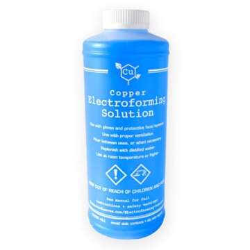 Copper Electroforming Solution Set for Jewelry Making