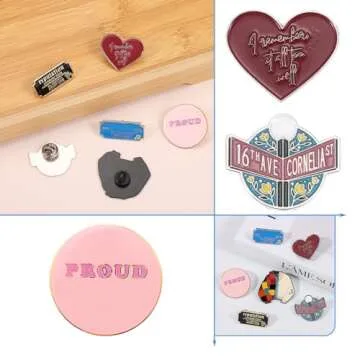 beyonday Creative Singer Enamel Pins Set for Music Lovers