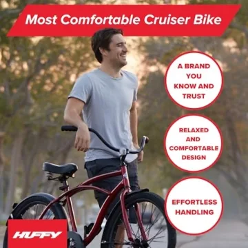 Huffy 26 Inch Cruiser Bike Stylish and Comfortable Ride