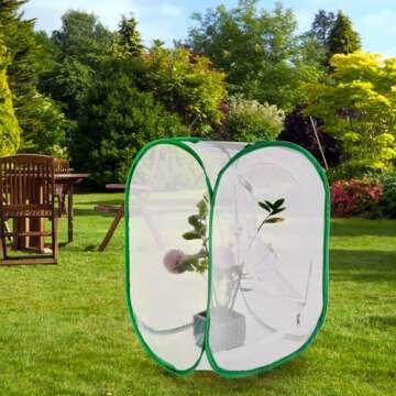 Alezywels 36" Large Monarch Butterfly Cage for Kids & Adults