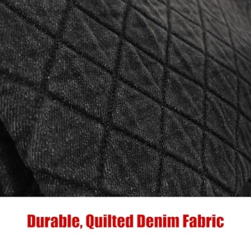 Stylish Oversize Quilted Denim Purse for Modern Women