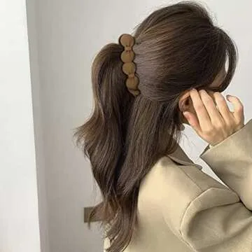 Hapdoo Hair Clips - 6PCS Stylish Banana Clips for Women