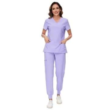 Professional COZYFIT Scrubs Set for Women - Stylish & Comfortable