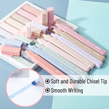 Mr. Pen Aesthetic Highlighters 8 Pastel Colors No Bleed
