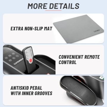 Portable & Quiet Ellipse Leg Exerciser for Seniors