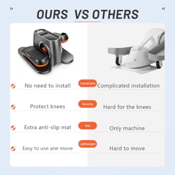 Portable & Quiet Ellipse Leg Exerciser for Seniors