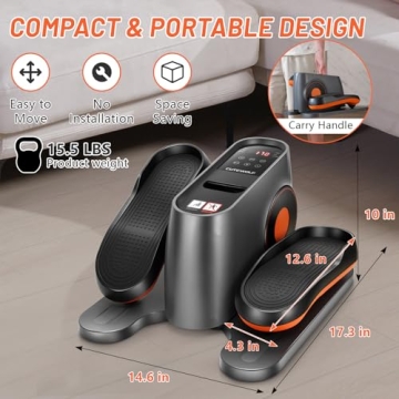 Portable & Quiet Ellipse Leg Exerciser for Seniors