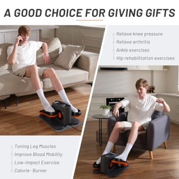 Portable & Quiet Ellipse Leg Exerciser for Seniors