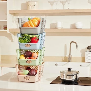 Titan Mall Stackable Storage Bins for Smart Organizing Solutions
