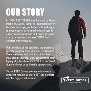 PEET, GO! Portable 2-Shoe Dryer, Electric Boot Dryer with Vehicle Power Adapter, Dryer for Work Boots, Sneakers, Ski Boots Cleats, Athletic Shoes