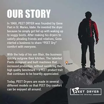 PEET, GO! Portable 2-Shoe Dryer, Electric Boot Dryer with Vehicle Power Adapter, Dryer for Work Boots, Sneakers, Ski Boots Cleats, Athletic Shoes