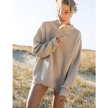 Ugerlov Women's Stylish Oversized Sweater for Fall