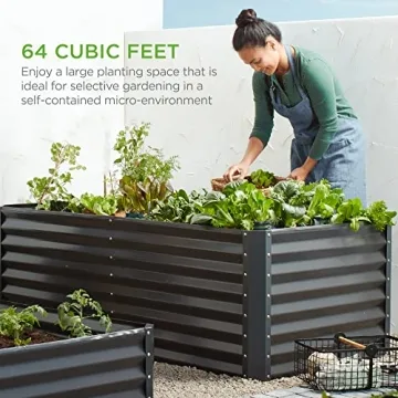 Best Choice Products Outdoor Raised Garden Bed with 478 Gallons