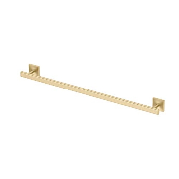 Gatco 4060 Elevate 24" Towel Bar: Elegant Brushed Brass Finish