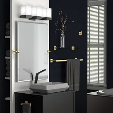 Gatco 24" Towel Bar in Brushed Brass for Bathrooms