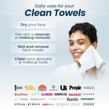 Clean Skin Club Clean Towels XL Biodegradable 150 Count