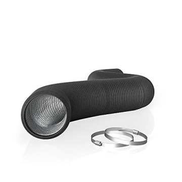 AC Infinity Flexible 6-Inch Aluminum Ducting, Heavy-Duty Four-Layer Protection, 25-Feet Long for Hea...