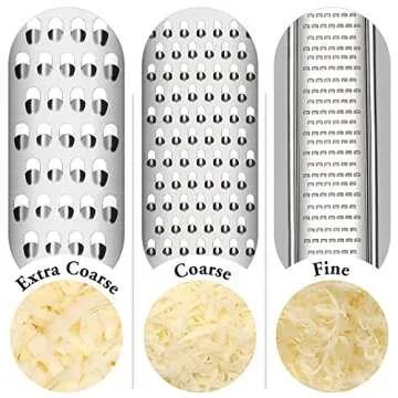 Cambom Lemon Zester Grater Set - Heavy Duty Kitchen Tool