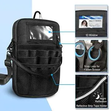 Durable Nurse Fanny Pack with Tape Holder for Medical Gear