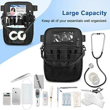 Durable Nurse Fanny Pack with Tape Holder for Medical Gear