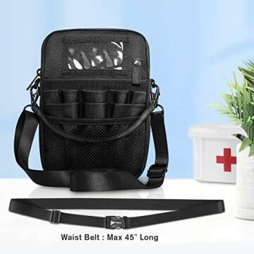 Durable Nurse Fanny Pack with Tape Holder for Medical Gear