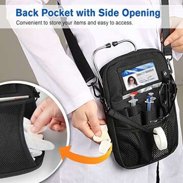Durable Nurse Fanny Pack with Tape Holder for Medical Gear
