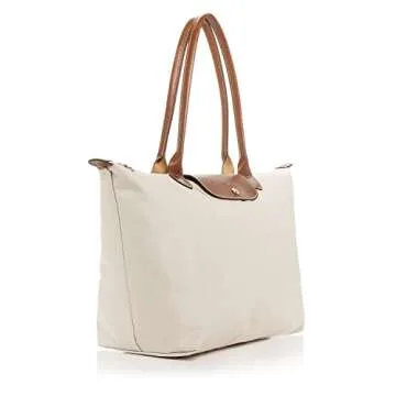 Longchamp Large Le Pliage Nylon Tote Shoulder Bag