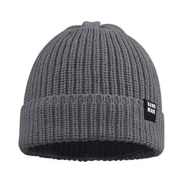 Simple Knitted Baby Beanie for Toddlers 0-5Y, Winter Wear