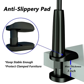 Cell Phone Clip Holder with Flexible Long Arm