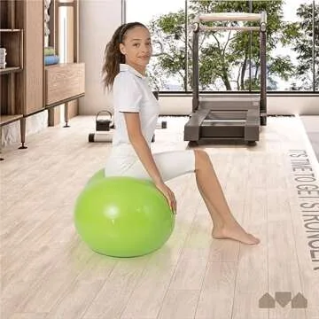 Milliard Peanut Ball Physio Roll for Exercise, Therapy, Labor, Birthing and Dog Training…