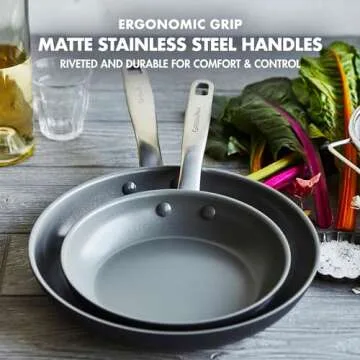 GreenPan Chatham 10" 12" Nonstick Skillet Set Review
