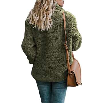 Dokotoo Womens Coats Winter Solid Fashion Cozy Warm Casual Oversized Cardigans Long Sleeve Button Op...