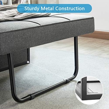 Vonanda 4-in-1 Convertible Sofa Bed Space-Saving Ottoman Guest Bed