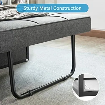 Vonanda 4-in-1 Convertible Sofa Bed Space-Saving Ottoman Guest Bed